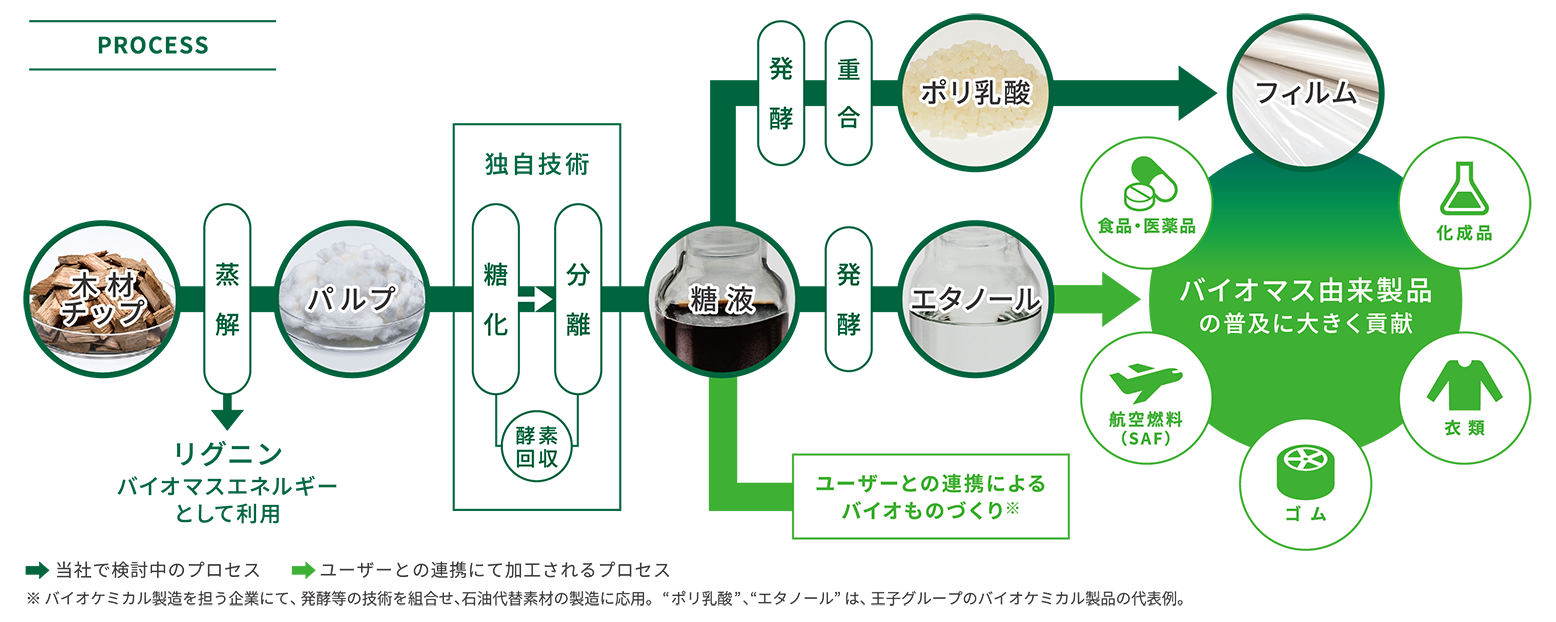 木材パルプの糖化